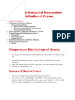 Oceanic Temperature