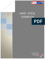 Kant Etica Ejemplos