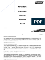 Chemistry Paper 2 TZ2 HL Markscheme