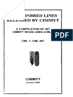 Maize Inbred Lines Released by Cimm:Yt
