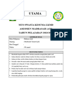 Soal AM MTs. Bahasa Arab