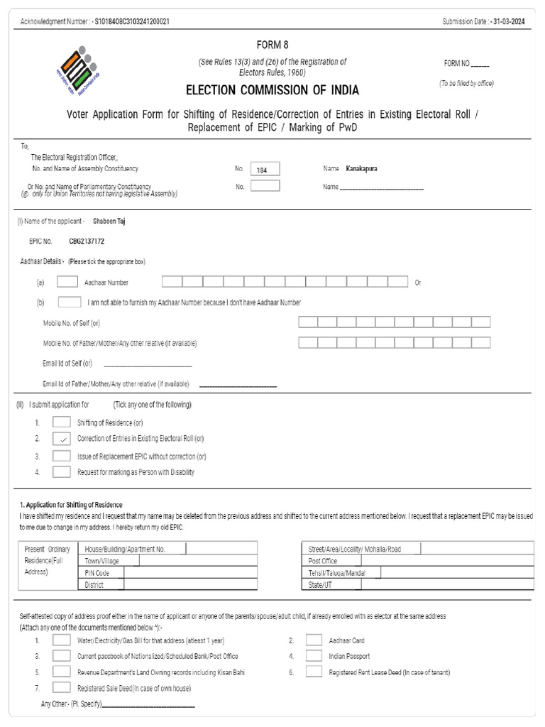 Form8 S10184O8C3103241200021 PDF | PDF