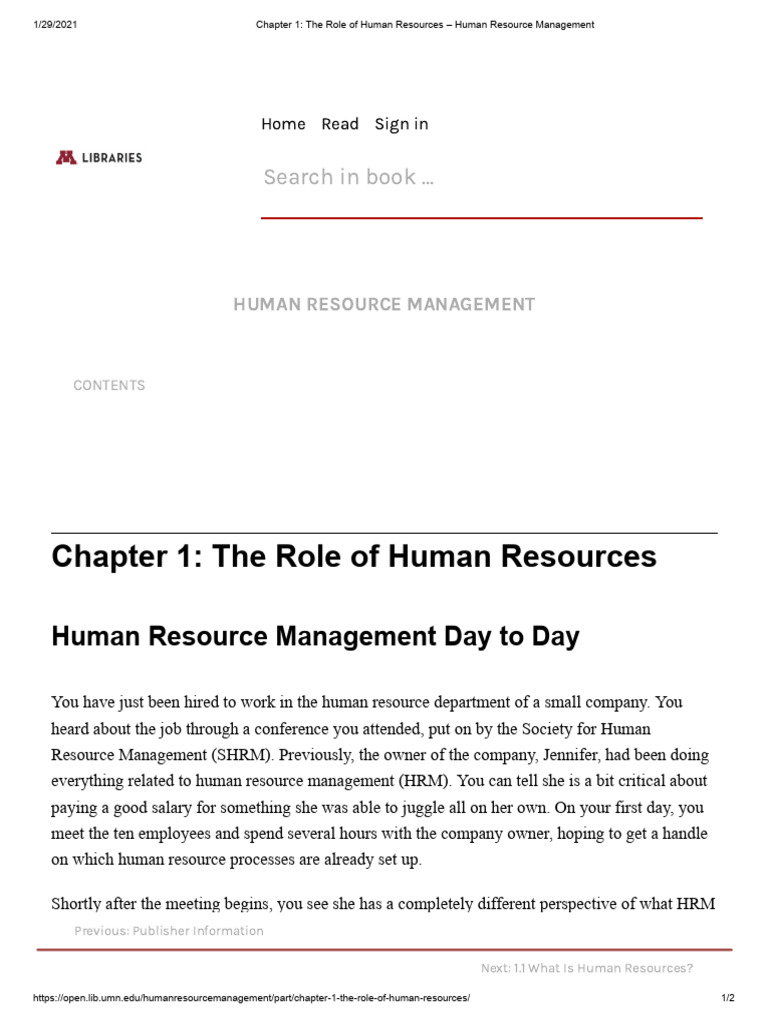 Understanding HR's Strategic Role | PDF | Human Resource Management ...