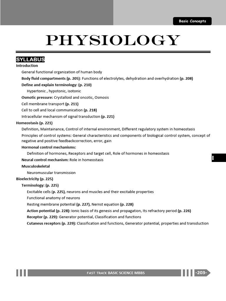 Physiology: Body Fluid Compartments | PDF | Cell Membrane | Osmosis