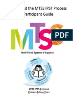 MTSS and The MTSS IPST Process Participant Manual