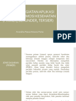 Program Kegiatan Aplikasi Strategi Promosi Kesehatan (Primer)