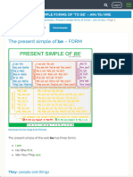 Present Simple Forms of 'To Be' - Am - Is - Are - Page 2 of 4 - Test-English
