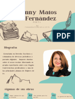 Jenny Matos de Fernández: Poeta