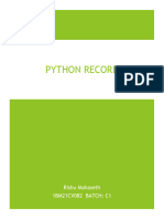 Python Record