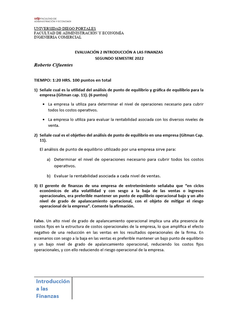 Segunda prueba solemne introducci n a las finanzas 2 22 descargar