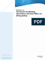 IMCA D 007 (Overboard Scaffolding Operations and Their Effect On Diving Safety)