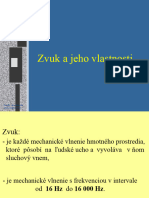 Zvuk A Jeho Vlastnosti