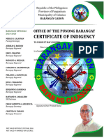 Certificate of Indigency New