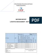 Logistics Management Report Group4