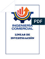 Lineas de Investigacion Ingeniería Comercial