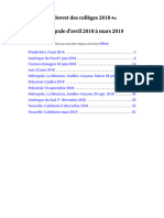 Brevet Annee 2018 FH