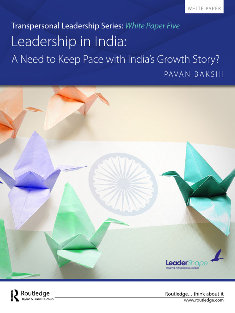 Leadership in India - White Paper | PDF | Leadership | Emotional ...