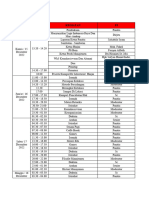 Rundown Kegiatan