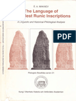 Dokumen - Pub The Language of The Oldest Runic Inscriptions A Linguistic and Historical Philological Analysis 9174022598
