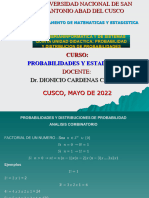 5e. - Diapositivas de Estadistica y Probabilidades Probabilidad y Distribucion de Probabilidad - Copia (Autoguardado)