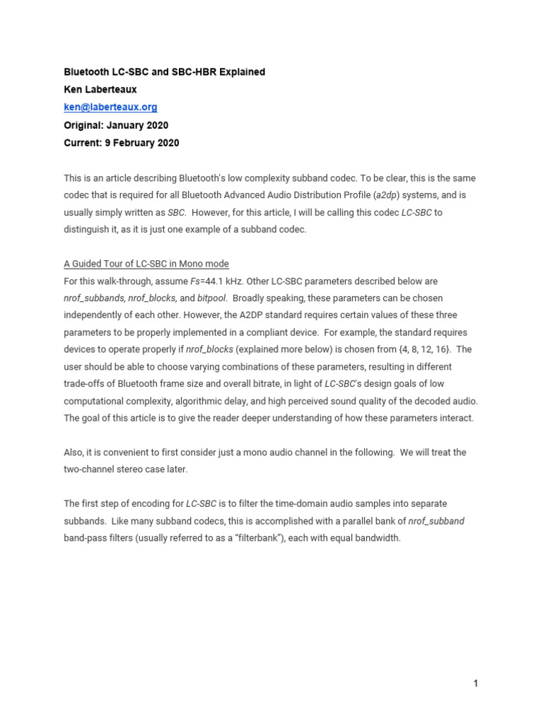 LCSBC Explained PDF Mp3 Electronics