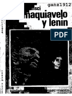 GRAMSCI, ANTONIO - Maquiavelo y Lenin (Notas para Una Teoría Política Marxista) (OCR) (Por Ganz1912)