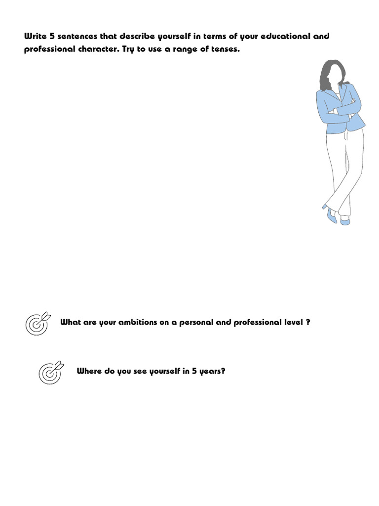Personal and Professional Self-Description | PDF
