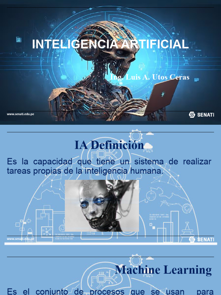 Inteligencia Artificial y Machine Learning en SENATI | PDF ...