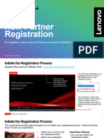 Lenovo Partner Hub - New Partner Registration