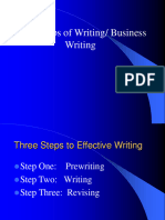 Basic Steps of Writing
