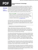 SAP Bandwidth Requirements