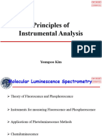 (기기분석) Ch.15 Molecular Luminescence Spectrometry