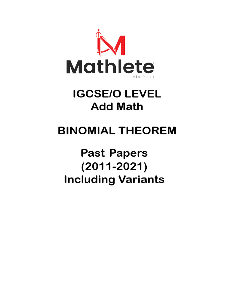 Binomial theorem unsolved pdf number theory numerical analysis