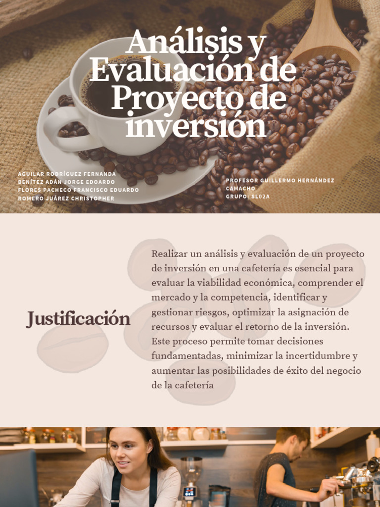 Proyecto de Inversión: Gato Café | PDF | Mercado (economía) | Hoja de ...