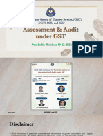 Assessment and Audit Under GST-DGTPS-New Delhi-19!12!2023-Final