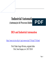 DES and Industrial Automation
