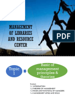 Topic 1 - BASIC MGMT - THEORIES