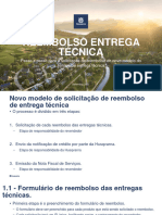 Passo A Passo - Novo Modelo Reembolso Entrega Técnica