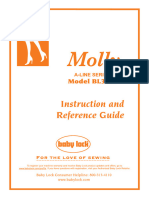 Baby Lock Molly BL30A Sewing Machine Instruction Manual