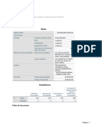 ResultadosDeHistogramaEstadísticos Descriptivos