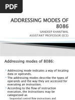 Addressing Modes of 8086