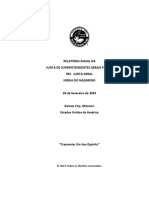 Relatório Anual Da Junta de Superintendentes Gerais para A 99 Junta Geral - PT