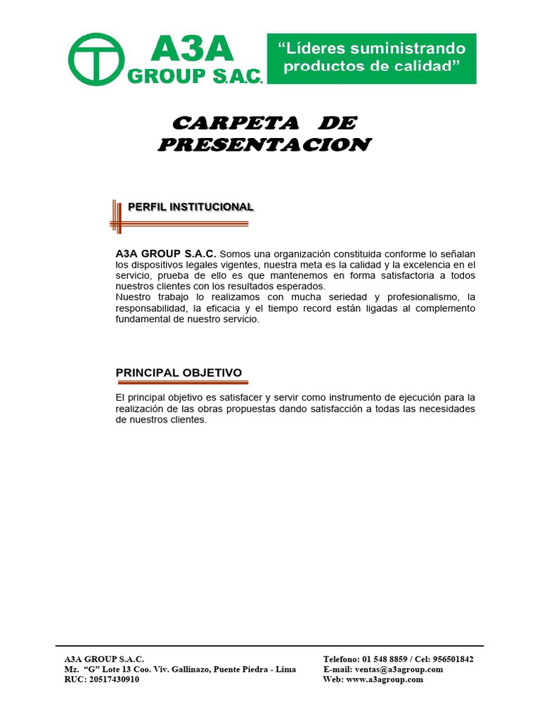 A3a Group Sac-2022 | PDF | Materiales | Aisladores