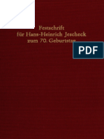 Festschrift FR Hans Heinrich Jescheck Zum 70 Geburtstag