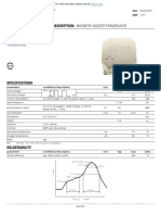 Css-73b16k-Smt Datasheet - Magnetic Buzzer Transducer - Cui Inc