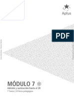 7 - 2023 1 Basico Matematica Modulo 7 Adición y Sustracción Hasta El 20 - Cuaderno de Trabajo Del Profesor