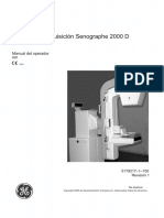 Manual de Usuario - Mastógrafo GE Senographe 2000D