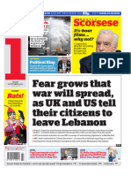 Scorsese: Fear Grows That War Will Spread, As UK and US Tell Their Citizens To Leave Lebanon