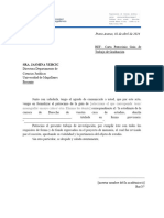 Anexo 8. Modelo Carta de Patrocinio Del Profesor GuÃ - A
