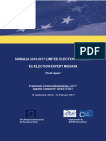 Somalia 2016-2017 Limited Election Process Eu Election Expert Mission